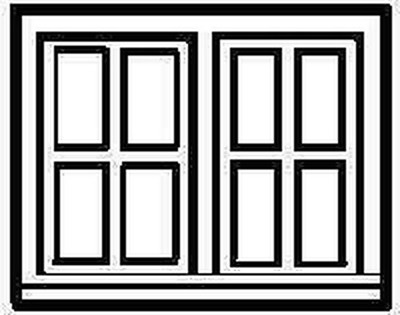 Alexander Scale 2599 n Maßstab Fenster Pkg (4) Doppel