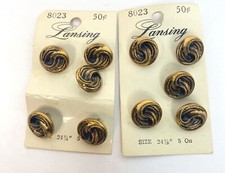 Vintage New Old Stock Lansing 5 Buttons , 8023