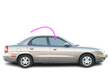 Fit:98-03 Daewoo Nubira 4D Hatchback,Sedan,Station Front Right Door Window Glass