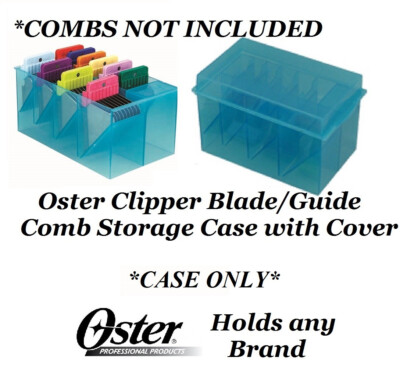 OSTER CASE For Clipper BLADE&ATTA CHMENT GUIDE COMB STORAGE*Also For Wahl,Andis