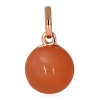 Xen AnhäNger Mit 10 Mm Peach Mondstein Ca. 4,50 Ct. RosèVergoldet