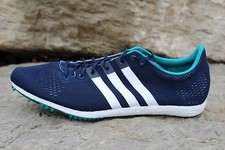 14 New Mens Adidas Adizero Avanti 2 Boost track spikes 4 12.5 navy/white AF5635