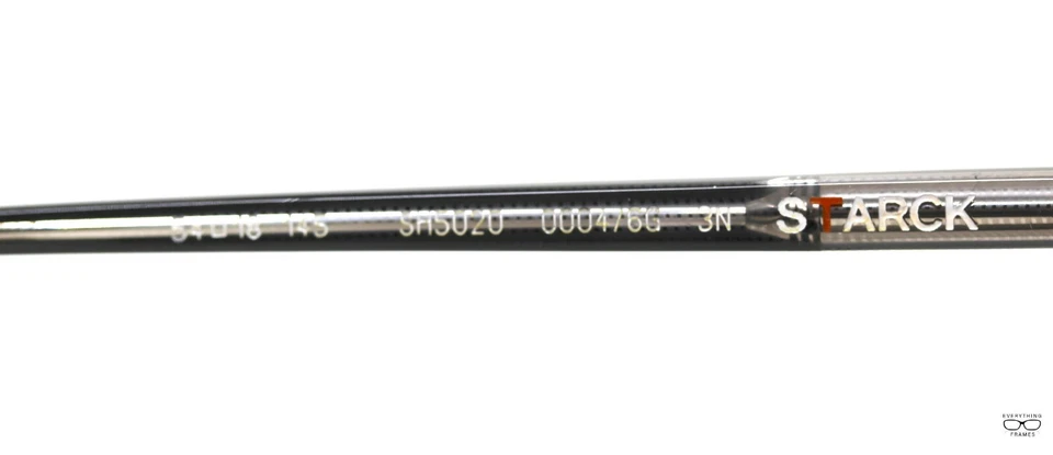 Gafas de sol negras Starck Eyes SH5020 0004/6G nuevas auténticas 54 Foto 4 de 4