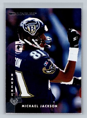 1997 Donruss #156 Michael Jackson Baltimore Ravens