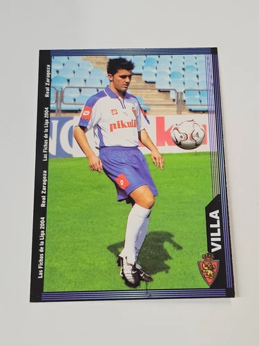 2003-04 Mundicromo Liga 2004 #499 David Villa Rookie Card RC Real Zaragoza SPAIN