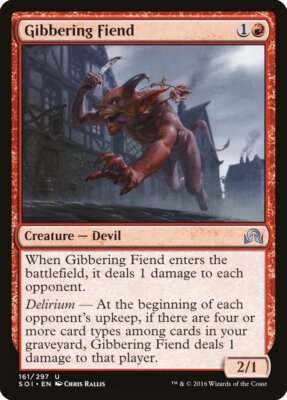 Gibbering Fiend [Shadows over Innistrad] Magic MTG