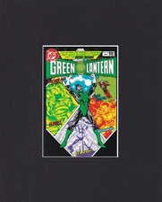 8X10" Matted Art Print DC Comic Book Cover: Green Lantern #136 (1981) 2nd Series