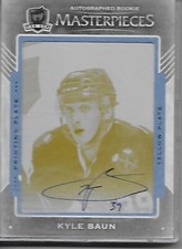 1/1 AUTO plate hockey KYLE BAUN The Cup 15-16 Trilogy Blackhawks TRI-184 rookie