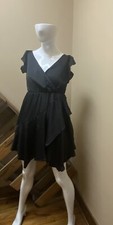 Express Ladies Black VNeck Dress NEW Size S