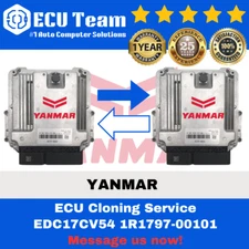 Yanmar ECU Cloning Repair Service EDC17CV54 ECM PCM Plug & Play 1R1797-00101