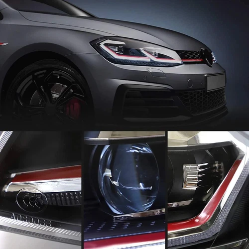 VOLL LED Scheinwerfer Für VW Golf 7.5 MK7.5 2017-2021 Passt Halogen Version tüv - Afbeelding 8 van 12