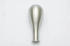 1320 Tear drop V2.5 NSX R Style Brushed steel shift knob 10x1.5 round top