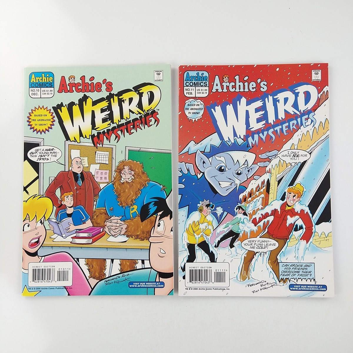 Archie's Weird Mysteries #10 11 12 13 14 15 Low Print Lot