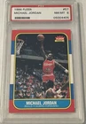 1986-87 Fleer Michael Jordan #57 NM-MT PSA 8 Rookie Card RC - Great Centering!