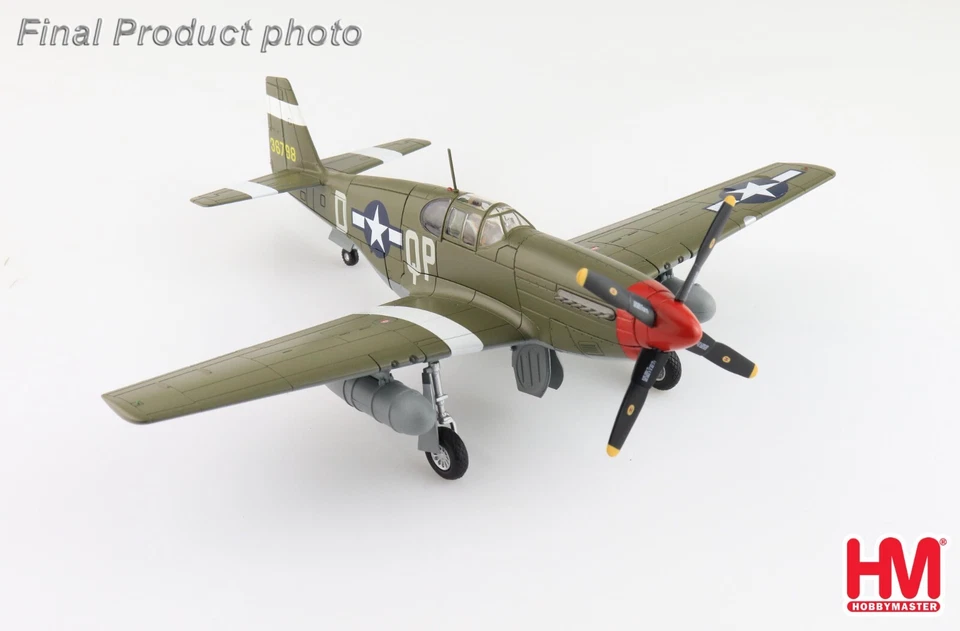 P-51B Mustang, USAAF 4th FG, Steve Pisanos, WW II, Hobby Master 1:48 HA8515 - Immagine 4 di 4