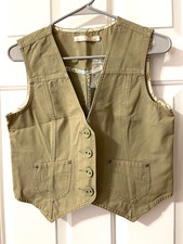 NWOT GIRLS OLIVE GREEN OLD NAVY VEST SIZE M
