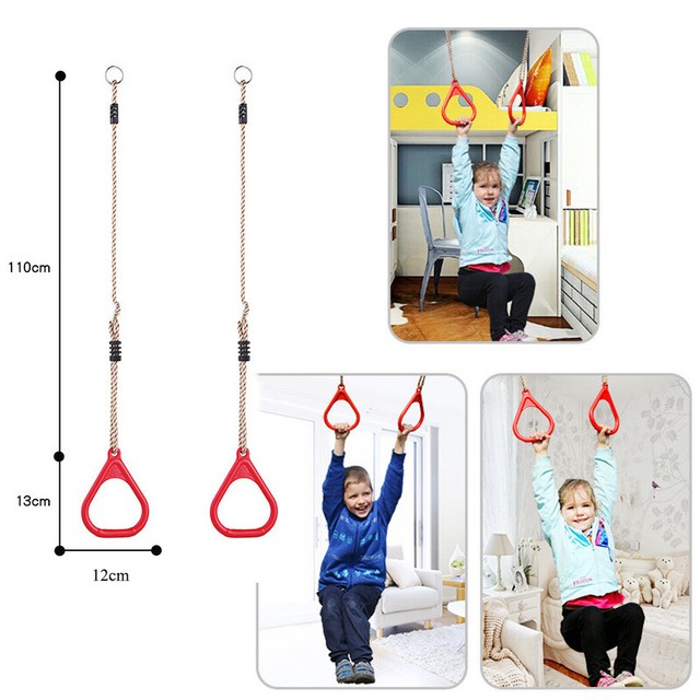 Towerpro Gymnastic Rings Outdoor Indoor Kids Sport Fitness Swing Ring For Sale Online Ebay