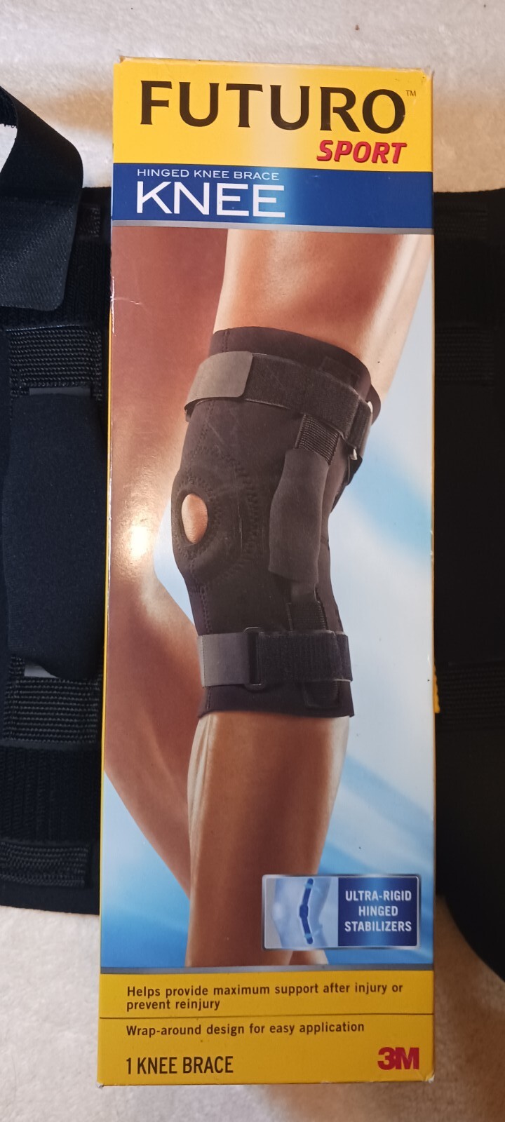 Genouillère De Sport 3M Futuro Sport – Taille XL – Manchette Compression Contrôle Humidité