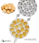 Walnut Cookie Mold Pastry Oreshki Nuts 16 Mold Skillet - USSR Maker 16 wells