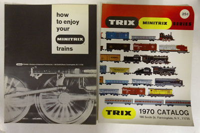 Lot of 2 Trix MINITRIX 1970 Catalogs
