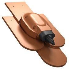 Dachdurchgang Biberschwanzziegel Solardurchgang Dachübergang für Photovoltaik