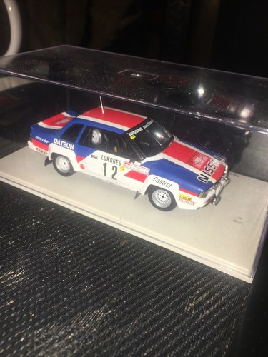 Bizzarra 1/43 Nissan 240RS #12 Rally Montecarlo 1983 BZ217 come nuova solo in custodia - Foto 4 di 5