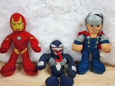 Marvel Thor, Ironman, Venom Plush