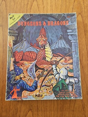1979 Dungeons & Dragons Basic Set.  Fair Condition. Incomplete,  Missing Module.