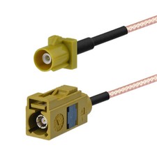 Fakra K Curry RG316 Antenna Adapter Cable 5m for Sirius XM Satellite Radio