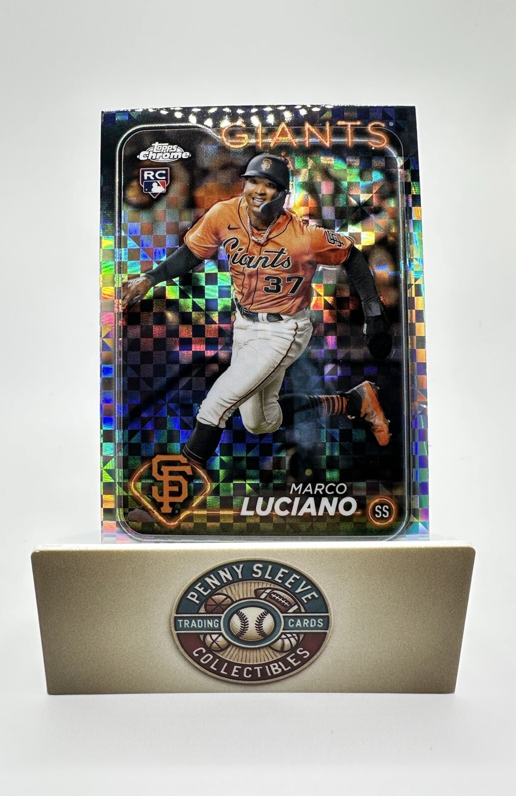 2024 Topps Chrome - X-Fractor #210 Marco Luciano (RC) SF Giants 🔥🔥🔥