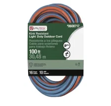 Utilitech 100-ft 16/3 3-Prong Sjtw Light Duty General Extension Cord NEW 