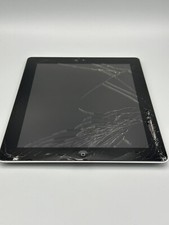 Apple iPad A1430 16GB Silver 3rd Gen 9.7" Cracked Screen AS IS