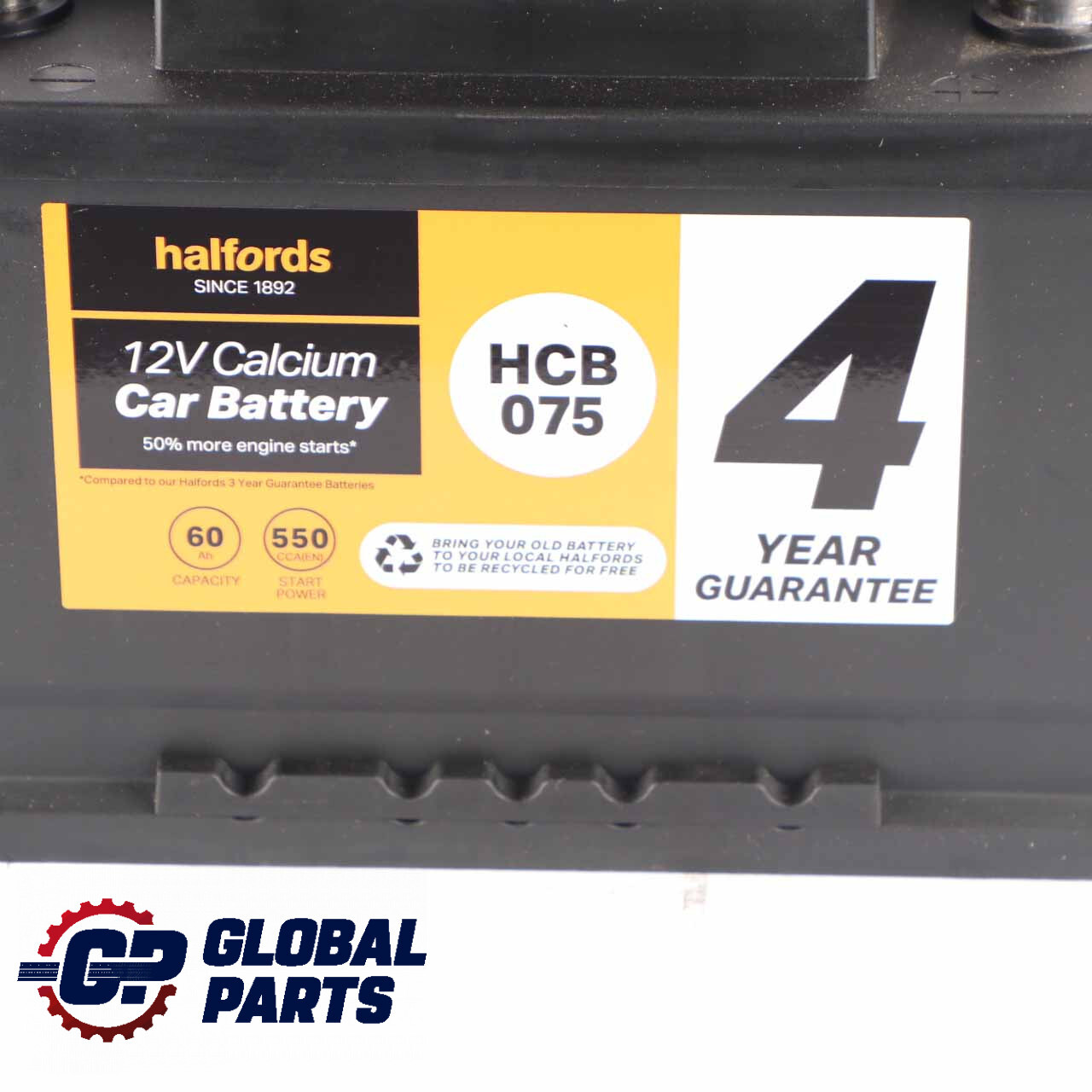 Halfords 12V Calcium Accumulator Battery 60Ah 550A HCB075 eBay