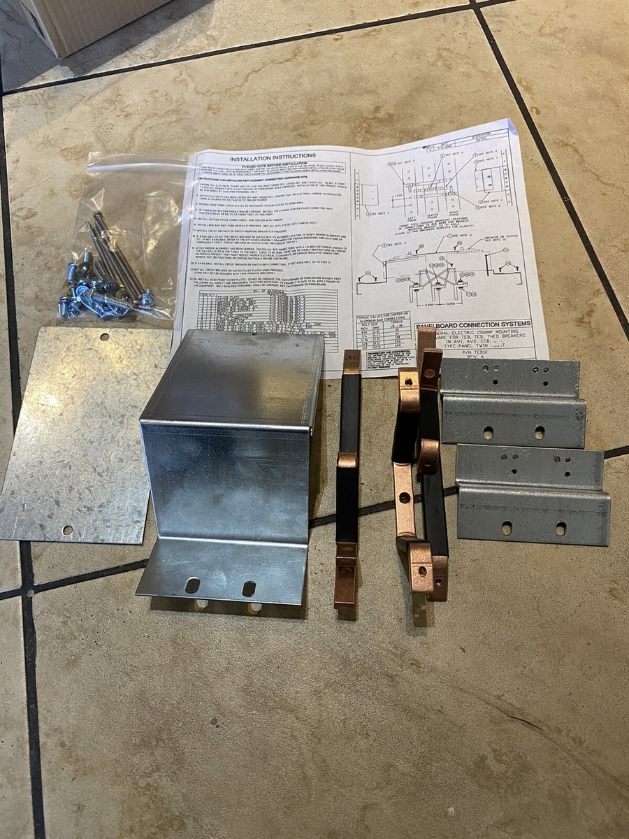 GE TED1K Mounting Hardware for GE AV1. AV2, CCB Panels 600v 150