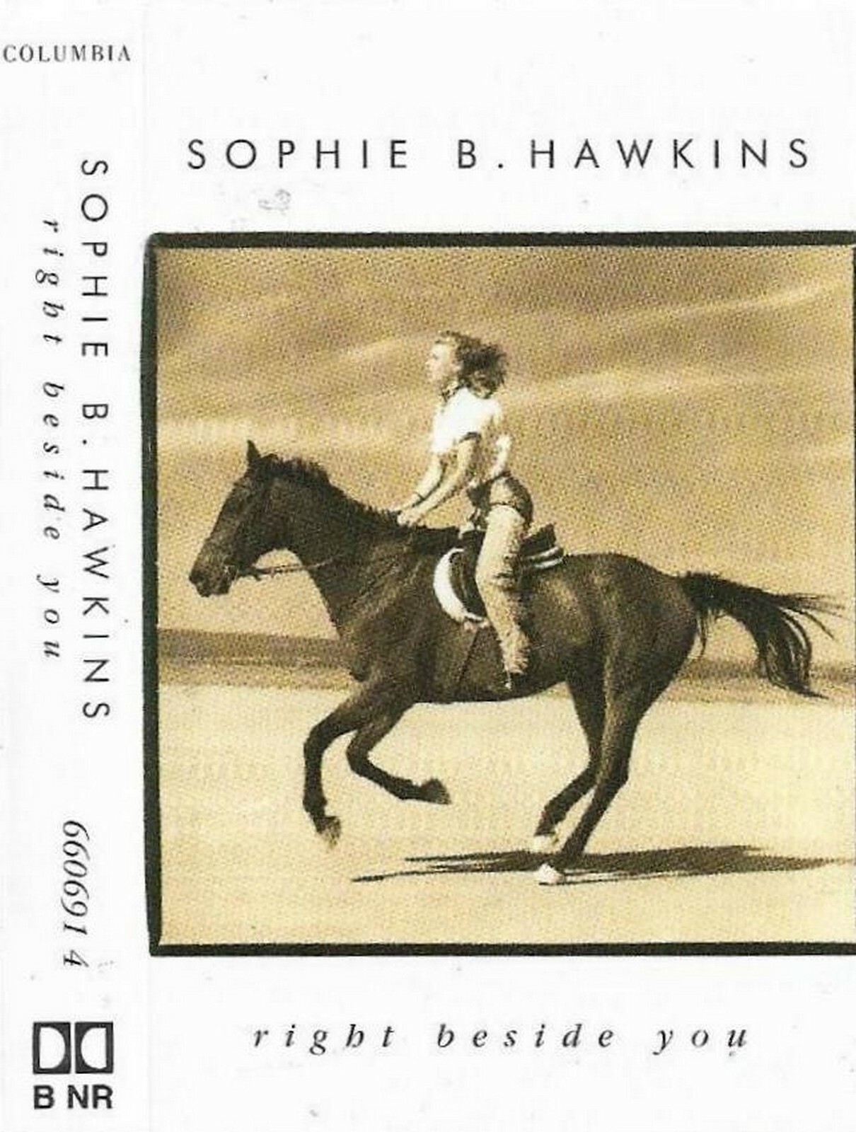 Sophie B. Hawkins ‎Right Beside You cassette single House, Downtempo, Synth-pop