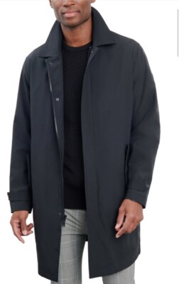Michael kors Macintosh men rain coat Black Medium Size NWT