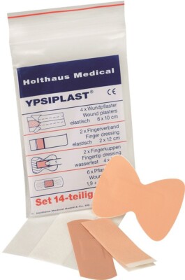 14 tlg Pflasterset Verbandkasten Erste Hilfe Hausapotheke Fingerpflaster Pflaste