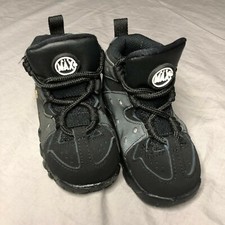 RARE Vintage Nike Air Max Black/Gray, Purple Retro Baby/Kid Sneaker  sz US 4.5C