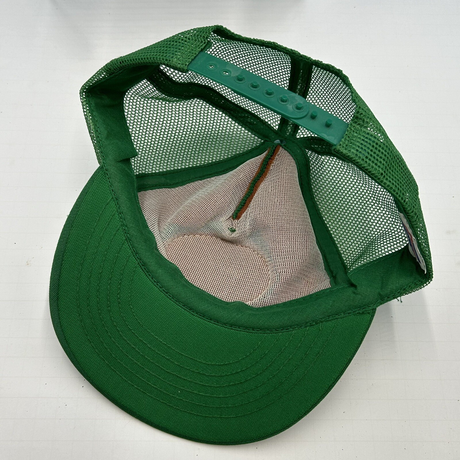 Grove Logo Patch Snapback Trucker Hat Cap USA Vtg… - image 5