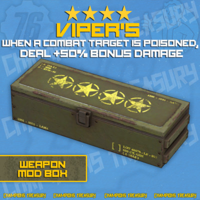 FALLOUT 76 [PC]      VIPER'S RAID MOD BOX $$