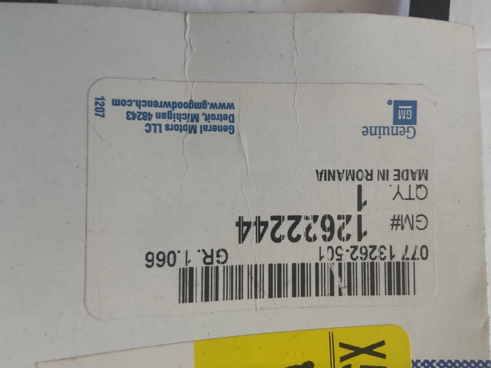 Accesorio correa de transmisión compatible con Chevrolet Camaro GM 2012-2015 ORIGINAL GM 12622244 Foto 4 de 4