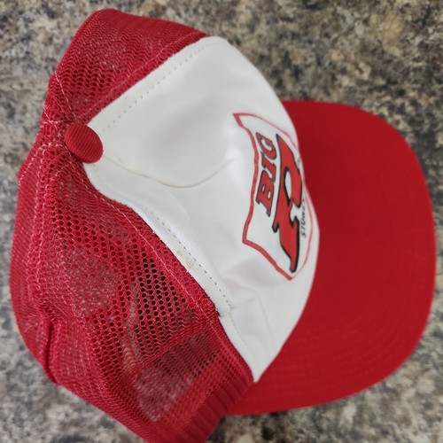 Vtg Big R Stores Ranch Home Supply Snapback Trucker Hat Mesh - Picture 6 of 11