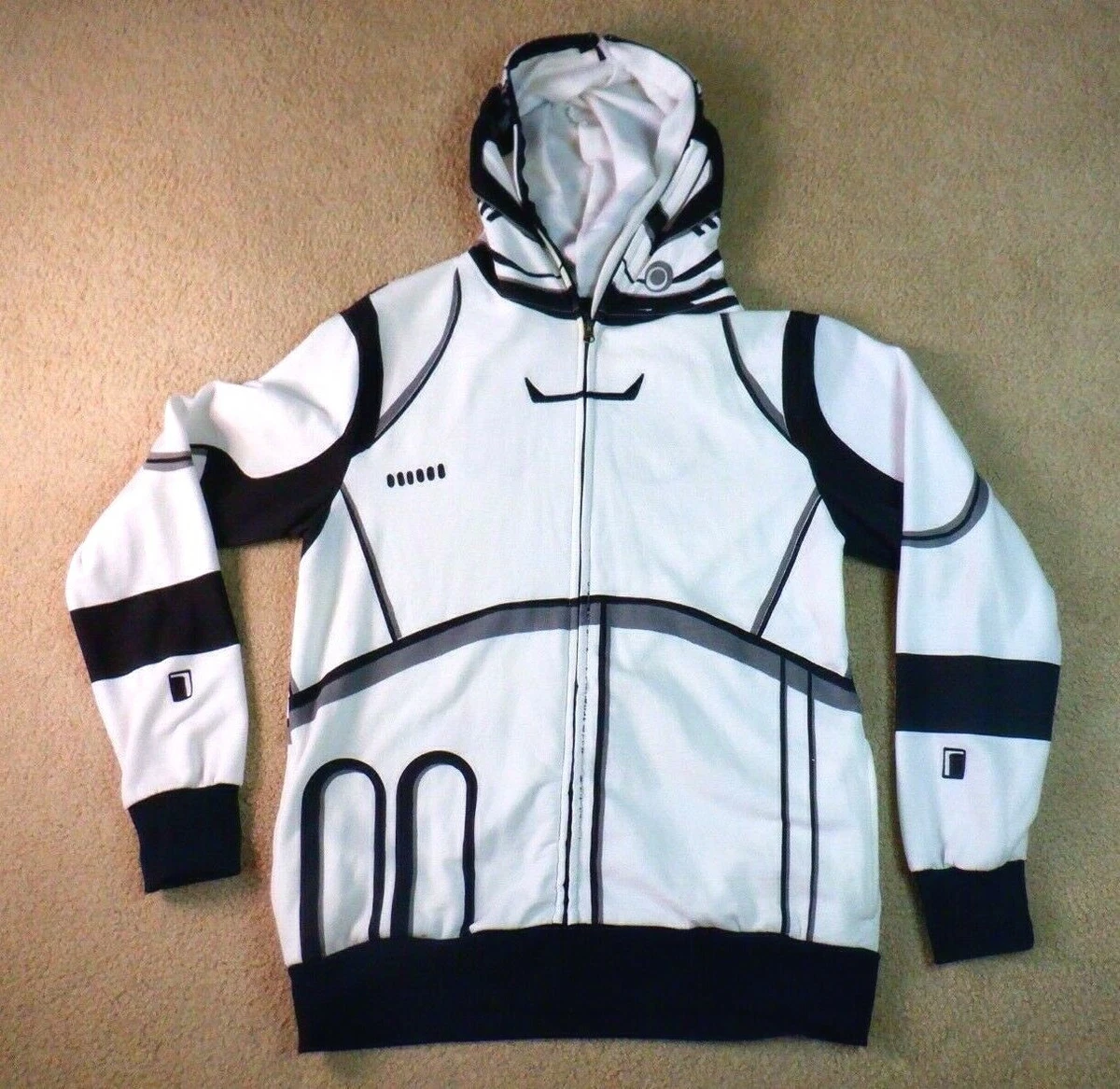 Zip over cheap face hoodie