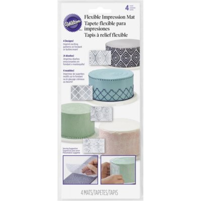4x WILTON Set Außenmaske Kanten Tortendeko Süßigkeiten Cake Design PQSQ
