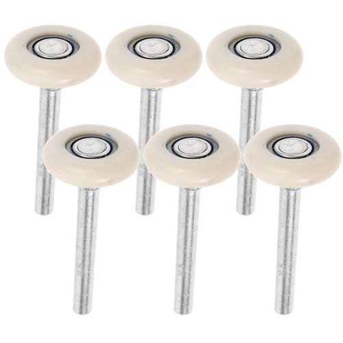 6 Pcs Garage Door Rollers Hardware for Sliding Pulley Miniature - Picture 6 of 12