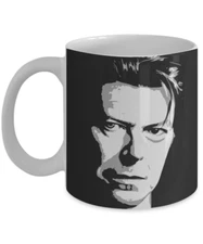 Hand Drawn Illustration Of David Bowie Coffee Mug