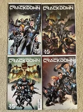 Crackdown #1-4 Complete Series Set 2019 Microsoft Video Game Dynamite Comics Lot