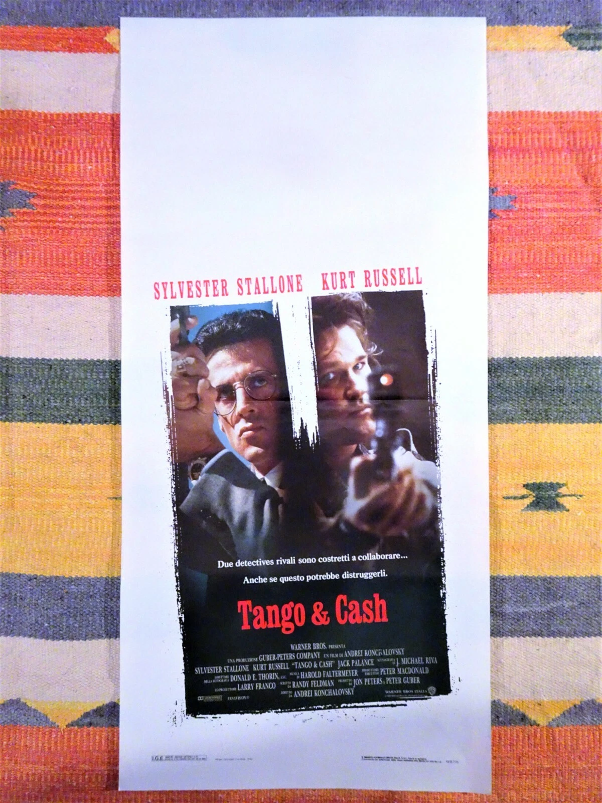 Locandina originale film Tango & Cash (1989) - Regia di Andrei Konchalovsky