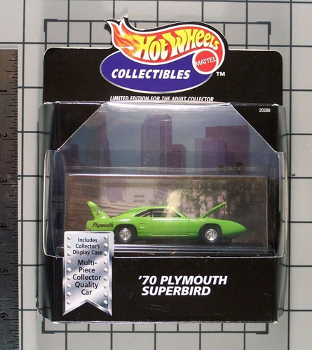 Hot Wheels Plymouth Superbird 1970 - Échelle 1:64, Jaune - Collection 2001 - Occasion