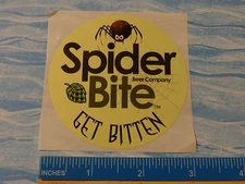 Cool BEER STICKER ~ SPIDER BITE Brewing Beer Co Boris the Spider RIS ** NEW YORK